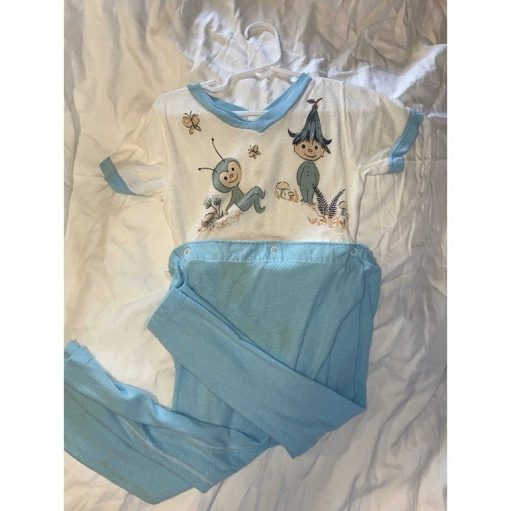Vintage Carters 4YR 2-piece Sets Snaps 1960'S-EARLY‎ 1970s USA 100% Cotton USA